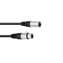 OMNITRONIC XLR cable 5pin 1m bk